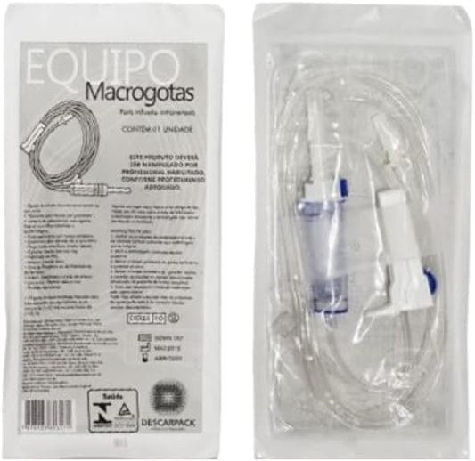 Equipo Luer Slip Macrogotas Completo - Descarpack